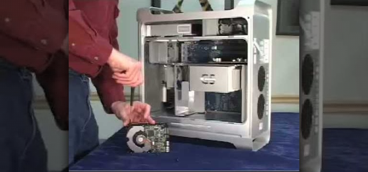 How To Remove Screw For Video Card Power Mac G5